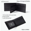 maskfactory stwees bifold leather wallets - Ultra slim, RFID, Front