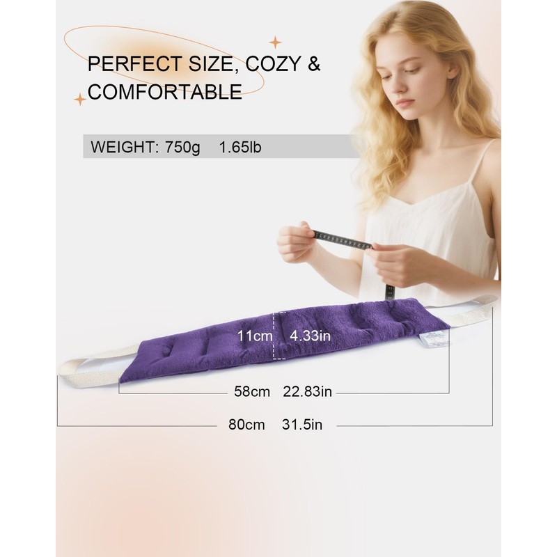 Heating Pad Microwavable for Neck Shoulders Back with Handles, Magic