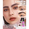 Eyebrow Gel Set with Brow Tool-Waterproof Medium Brown Tinted Eye