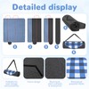 Tomeurperf Large Picnic Blanket Beach Blanket, 80''x80'' Outdoor Mat Waterproof