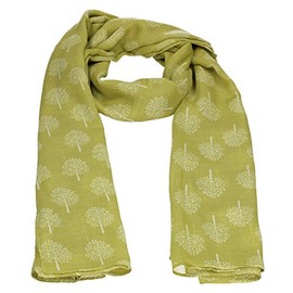 SwankySwans Mulberry Tree Celebrity Designer Scarf Womens Scarf Shawl Wrap Ladies Long Scarf (Lime Green)