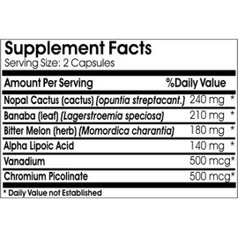 Advanced Sugar Control // 200 Capsules // Pure // by PureControl Supplements