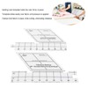 18inch Double Strip Quilting Ruler 60 Degree Diamond Quilt Ruler