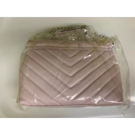 A New Day Msrp $35 Quilted Top Handle Satchel Handbag - A New Day Lilac Color