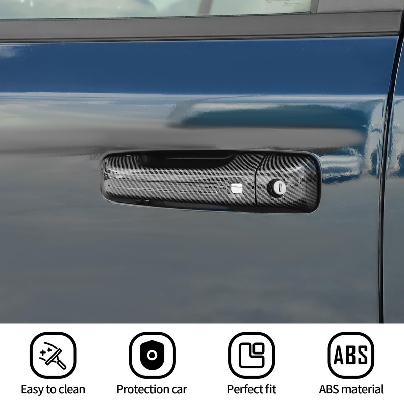 JWWY Door Handle Cover Trim for Dodge Ram 1500 2500