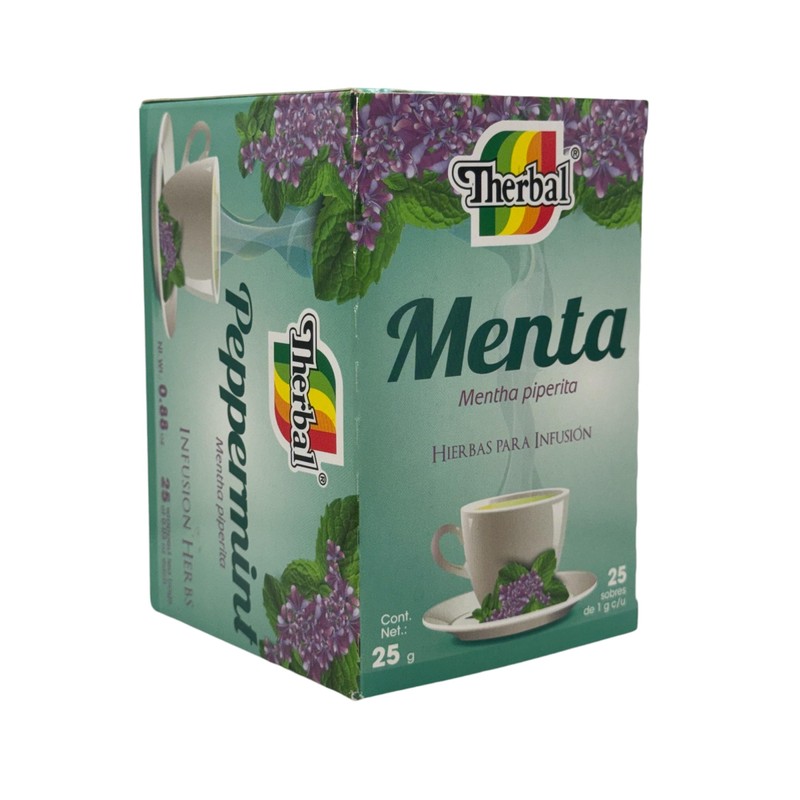 Té de Menta (Peppermint Tea) - 25 Tea Bags -