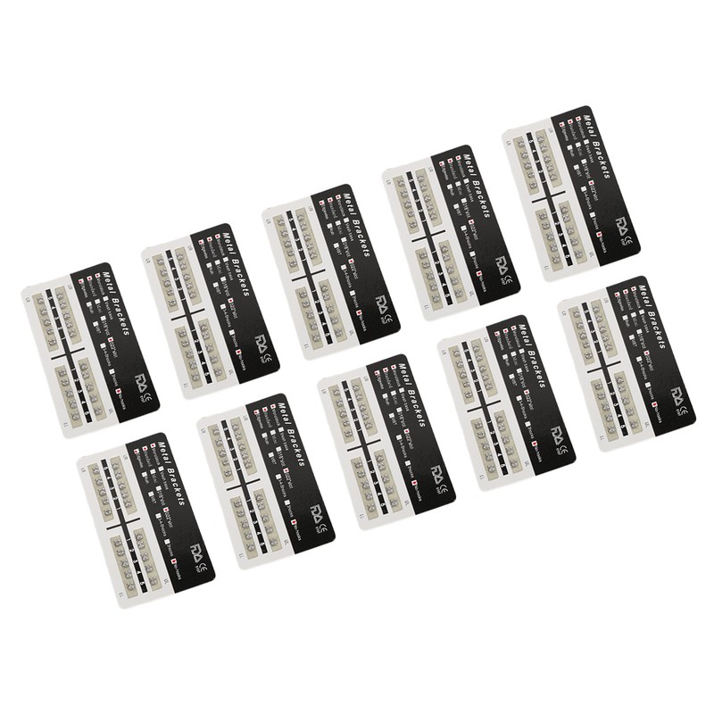 200pcs 022 Slot Dental Brackets Brace Highly Polished Monoblock Edgewise