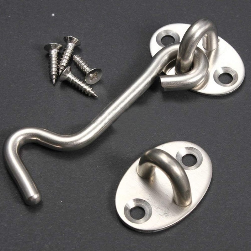 Jrancc Holder Window Brace 2PCS Cabin Door Hook Eye Latch