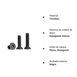 M6 x 35 mm Countersunk Machine Screws Countersunk Hex Socket Screws Flat Head Socket Screws Pack of 20