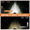 SHENKENUO For 2005-2013 Corvette C6 LED Fog Lights Bulbs Conversion