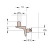 Pack of 10 Floor Support with Nose Angled Shelf Support