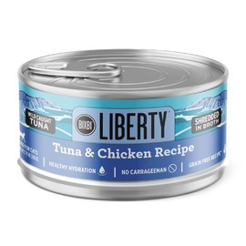 BIXBI Liberty Canned Wet Cat Food - Grain Free, Tuna and Chicken Recipe in Broth, 2.75 Ounce (Pack of 24)