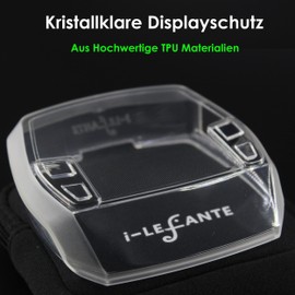 i-LEFANTE Pack of 2 for Bosch Intuvia Display Protective Case with Neoprene Case, E-Bike Screen Protector, Transparent and Waterproof, Display Protective Case for Ebike Accessories, Set of 2