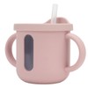 Silicone Sippy Cups Double Handles Lightweight Toddler Training Cup with