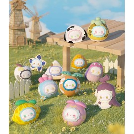 tairuibao Emma Fruit Mini Bean Series Blind Box Figures 24PCs Cute Collectible Toys Home Decorations, Holiday Birthday Gifts