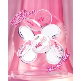 Pink Up, Polvo Compacto Hd, Matificante, Pieles Mixtas Color Transparente