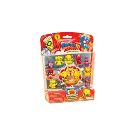 SuperZings - Serie 1 - Rivals of Kaboom: Blisterpackung mit 10 Figuren (SZ1P1300), 1 Golden Figur und 9 normalen Figuren