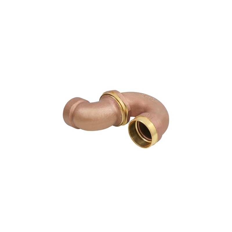 Highcraft Cast Brass DWV P-Trap 1-1/2" C x 1-1/2" Slip