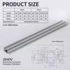 4pcs 200mm 2040 V-슬롯 압출 알루미늄 프로파일 3D 프린터 프레임용