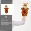Vaguelly 2pcs Plush Toy Hand Puppet Squirrel Soft Toys Stuffed