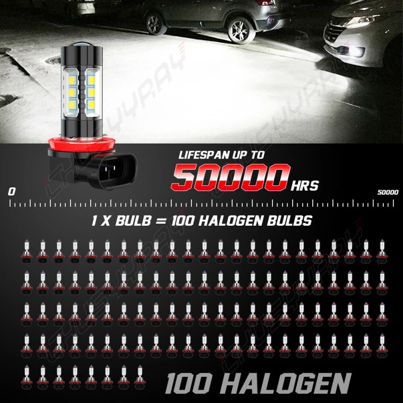 For Toyota Corolla 2009 2010 2011 2012 2013 6x LED