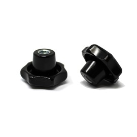 Ganter Standard Elements Star Handle with Internal Thread According to DIN 6336 / Duroplast / Threaded Bushing Galvanised Steel / M6 - Star Diameter 40 mm (Pack of 15, M6 (40))