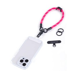 project-cb Phone Wrist Strap×1,Phone Tether Tab×2,Phone Wristlet,Phone Lanyard Wrist Strap,Key Holder,Keychain,Key Ring×2(Magenta)