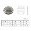 Ø4 Inch 316 Stainless Steel Round Air Vent Grille Cover