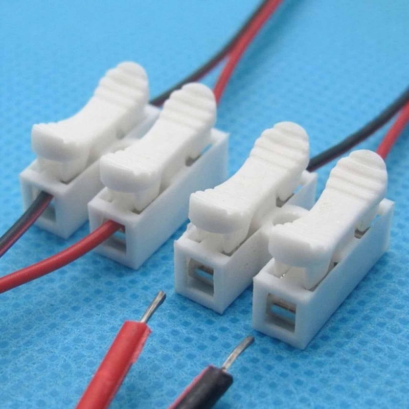 30pcs White No Solding Welding Quick Cable Wire Connector No