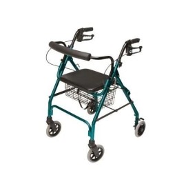 Lumex Walkabout Lite Rollator - 6 COLOR CHOICES - For User Height: 5'4"- 6'0" - Blue