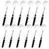 12 Pcs Telescoping Inspection Mirror Retractable Mechanical Mirrors Long Handle