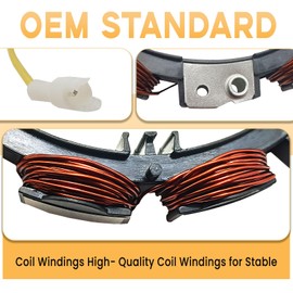 Chikia 592829 Alternator Replacement For BriggsStratton 691063,393474,393800,391735,696457,691188 Craftsman DYT 4000 Cubcadet rzt50 Lawn Mover with 794360 Regulator