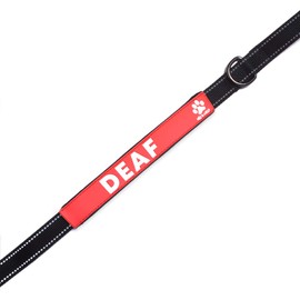 Max and Neo Leash Sleeves Deaf - We Donate 1 for 1 to Dog Rescues for Every Product Sold (1 Sleeve, Deaf)