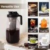 Cold Brew Coffee Maker - 64 Oz Heavy-Duty Glass Mason