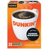 Dunkin' Single-Serve Coffee K-Cup®, Dark Roast, Carton of 4 Boxes