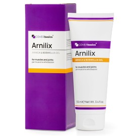 COVERbasics Arnilix Gel Forte 98% mit hoher Konzentration von Arnika und Boswellia zur Massage der Haut von Muskeln und Gelenken