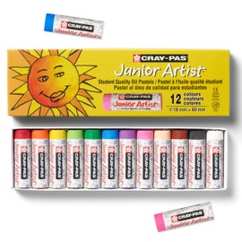 SAKURA Cray Pas Chubbies Junior Artist Oil Pastels, Colors may vary