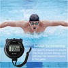 Sports Stopwatch Timer Lap Split Digital Stopwatch with Clock Calendar