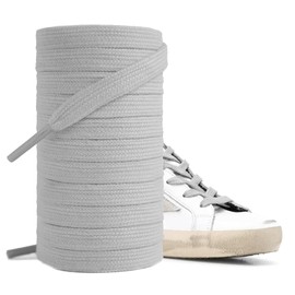 UamGlsob Cordones de algodón para zapatillas de ganso dorado, 100% algodón, cordones atléticos planos de repuesto para zapatos GG