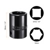 sourcing map 1/2" Drive 6 Point Pneumatic Socket 18mm Metric