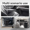 Black Compact Mini Collapsible Car Bin, Compact Foldable Car Rubbish