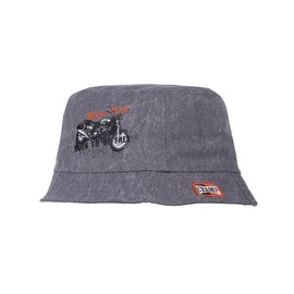 maximo Jungen Hut Biker Kappe, Grau (steingrau 76), 51 cm