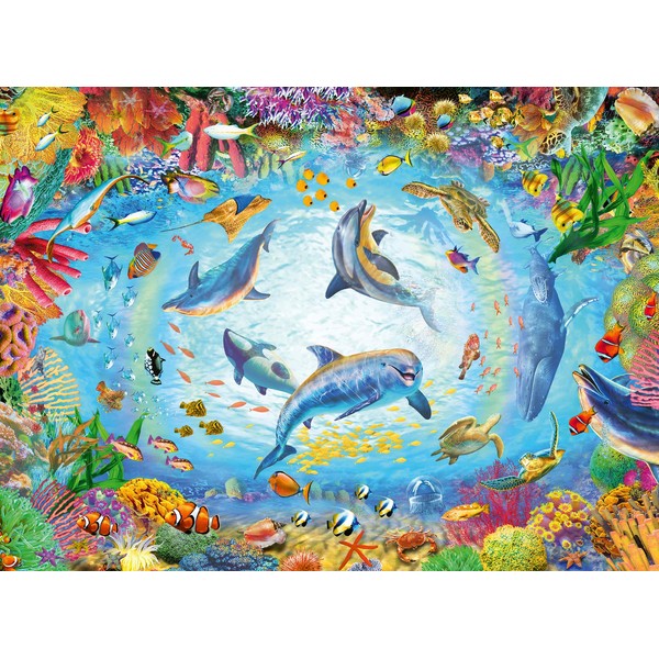 Ravensburger Cave Dive 500 Piece Puzzle for Adults - 16447 - Every Piece is Unique, Softclick Technology Means Pieces Fit Together Perfectly