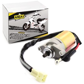 Area1 Replacement Starter Motor 50cc China 2-Stroke. Compatible with Explorer (Race GT Iron Hi Race Spin) (Hussar Oliver) (RY6 RY8 FACT) Forstinger, Mawi, MUZ, Ride