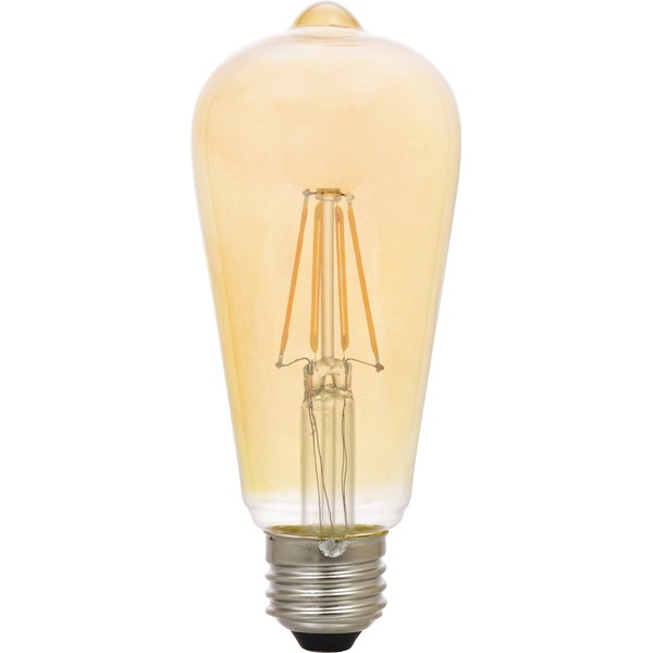 LEDVANCE 74331 Sylvania Vintage Led Light Bulb, 6.5/60 W, 120 V, 2200 K, Non-Dimmable Warm White - (2200K)