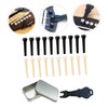 BIUDECO Folk Guitar Bridge Pin Set with Bridge Pin Puller