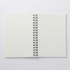 MUJI NAA47A4S Planting Trees Paper, Double Ring Notebook, Beige, A6,