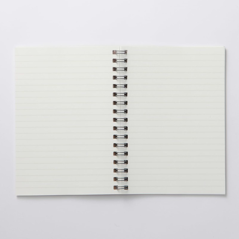 MUJI NAA47A4S Planting Trees Paper, Double Ring Notebook, Beige, A6,