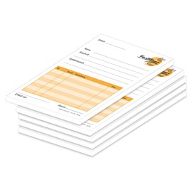PRICARO Orange A6 Order Acceptance Pad (Pack of 5)