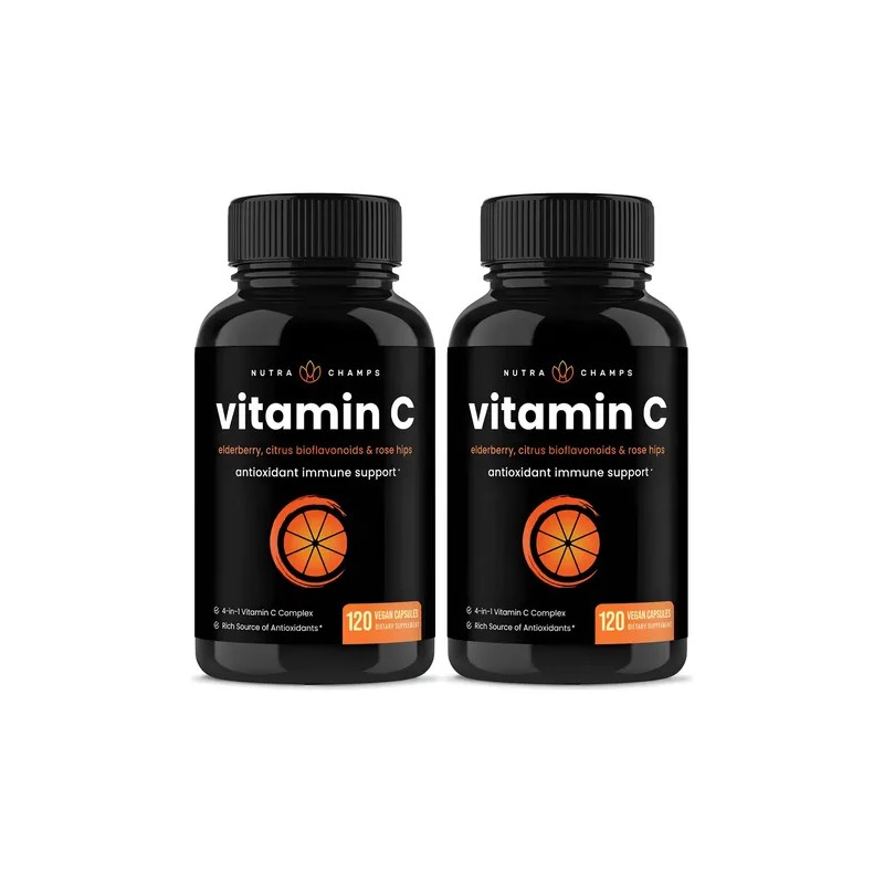 Nutrachamps Vitamina 1000mg Saúco Pack 120 Cápsulas